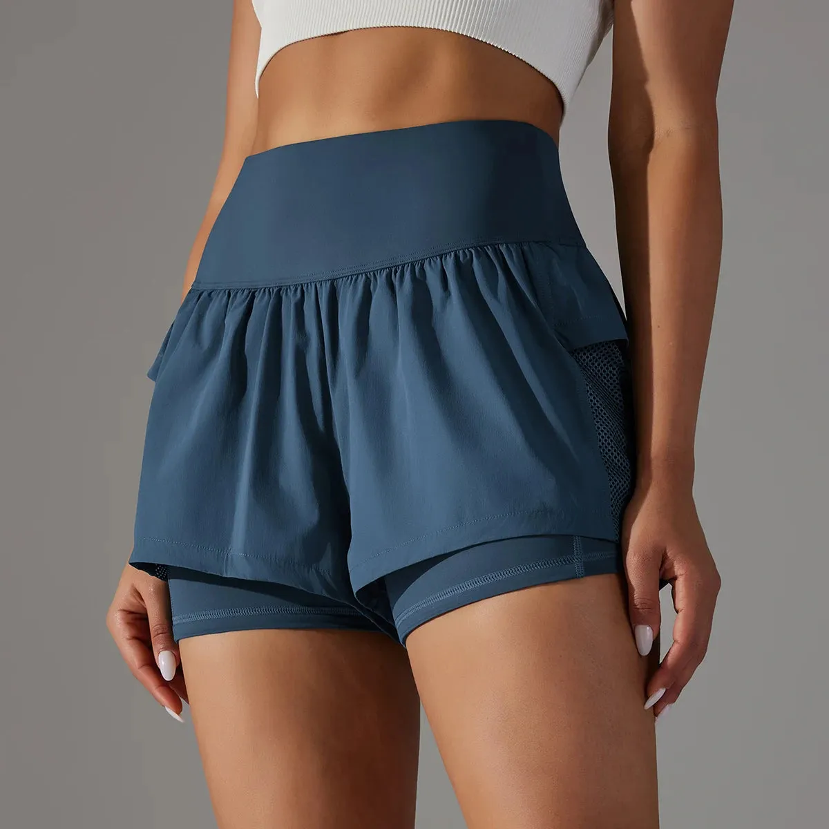 Women's Athletic Shorts with Pockets - Yoga & Running