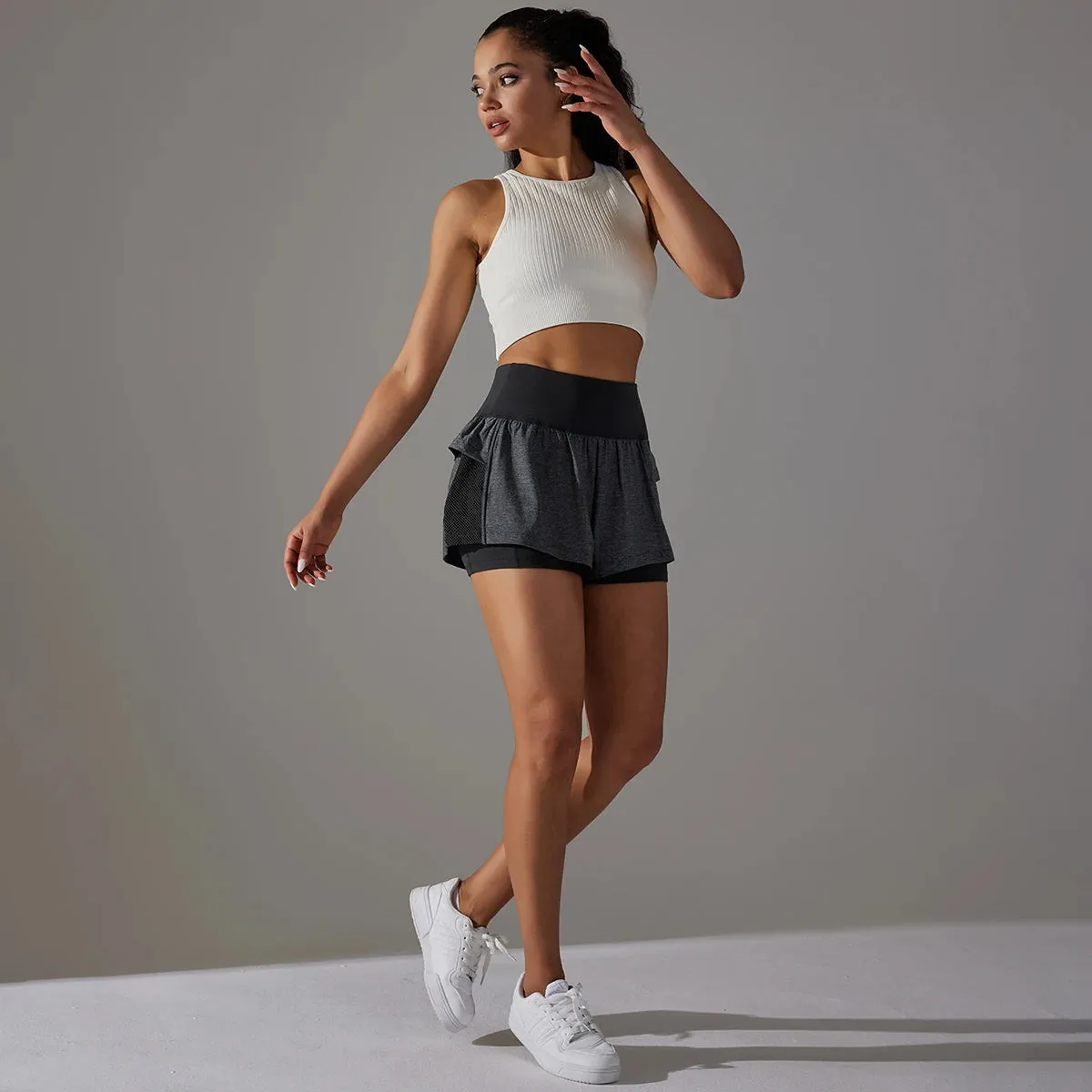 Women's Athletic Shorts with Pockets - Yoga & Running