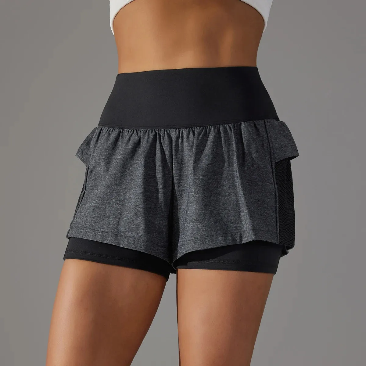 Women's Athletic Shorts with Pockets - Yoga & Running