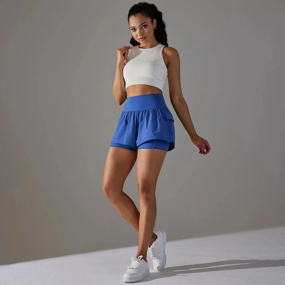 Women's Athletic Shorts with Pockets - Yoga & Running