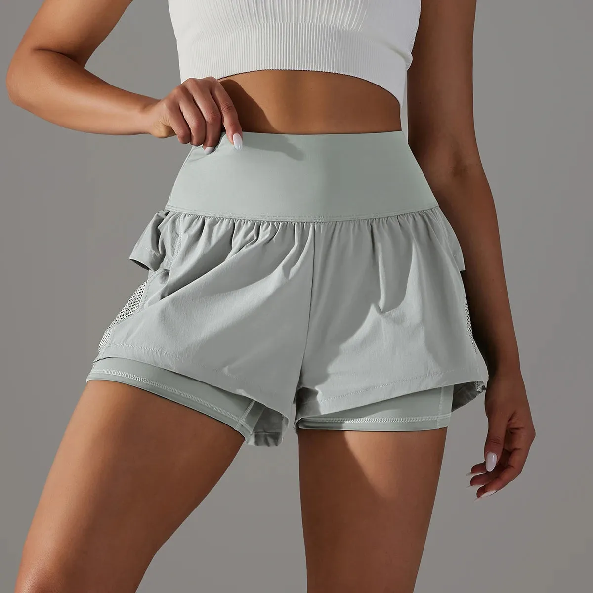 Women's Athletic Shorts with Pockets - Yoga & Running