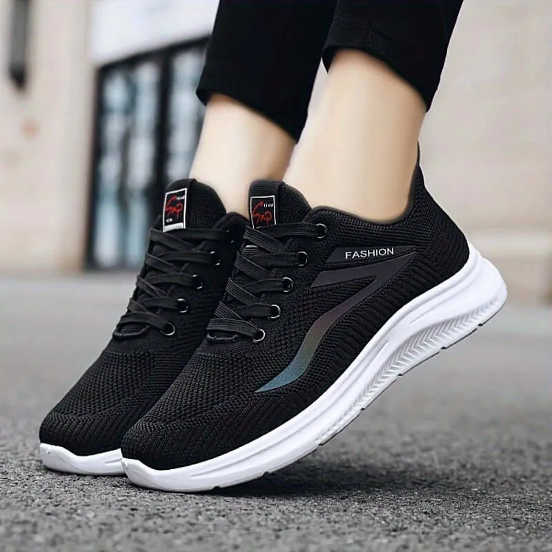 Women's Breathable Mesh Trainers with Cushioned Sole