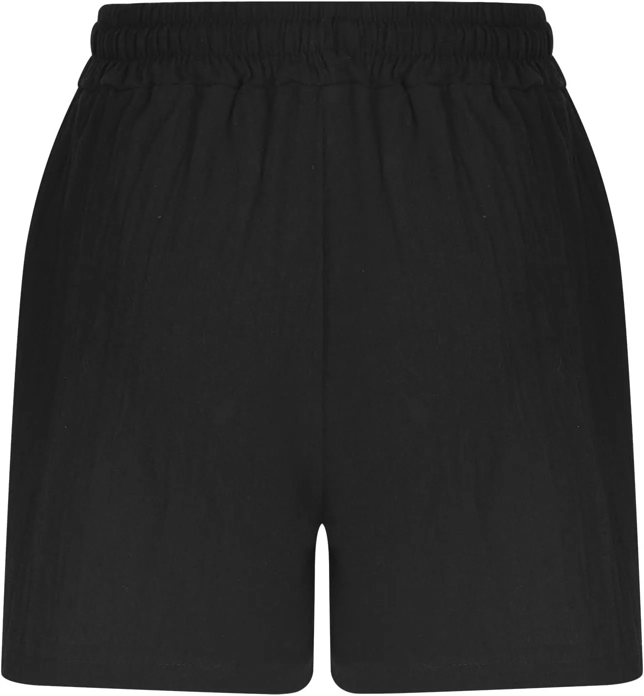 Womens Casual Shorts Drawstring Comfy Elastic Shorts Summer Pull On Short Pants with Pockets